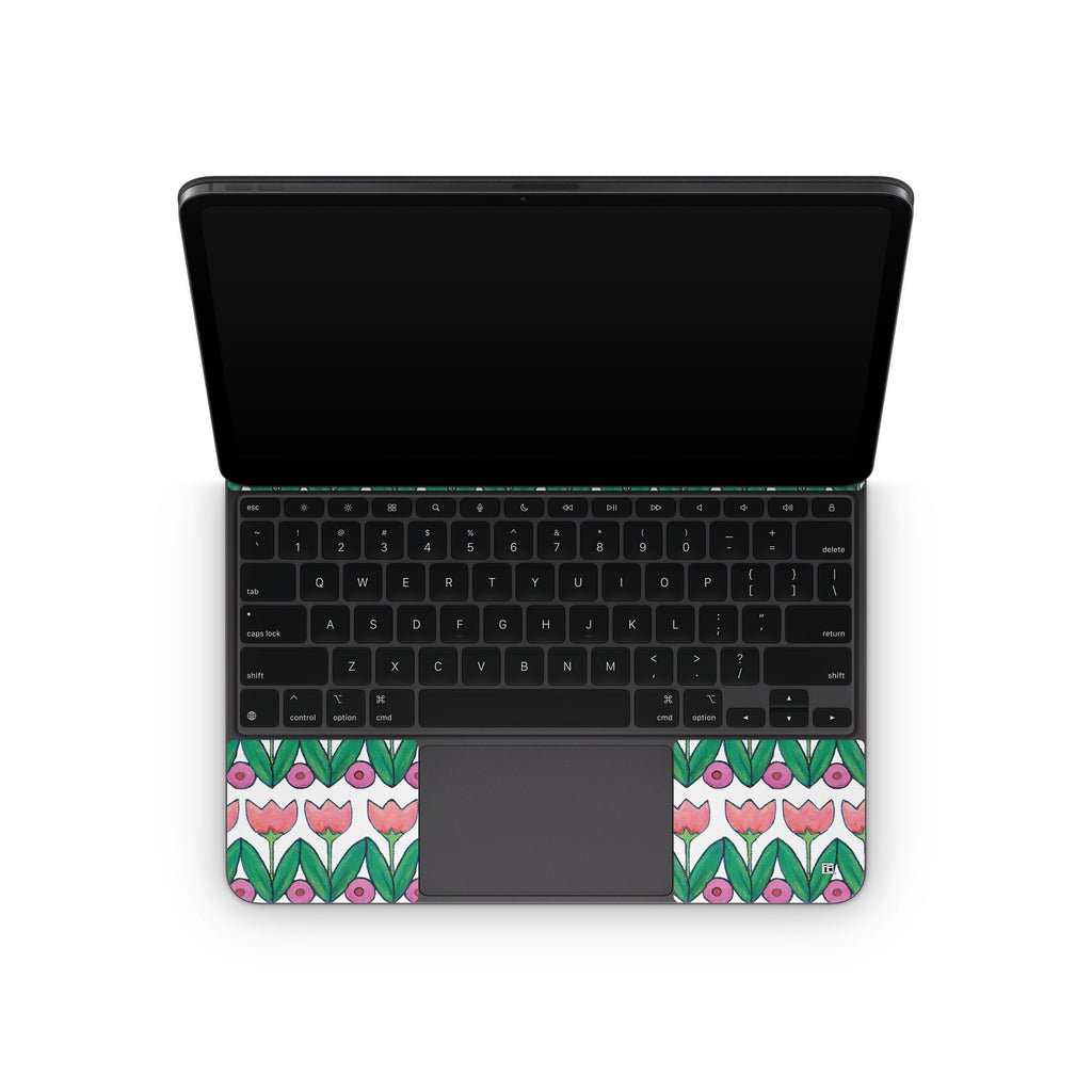 Deco Tulips - Apple Magic Keyboard for iPad Skin