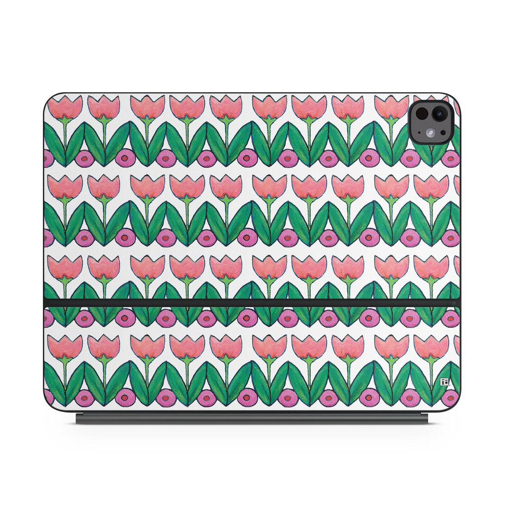 Deco Tulips - Apple Magic Keyboard for iPad Skin