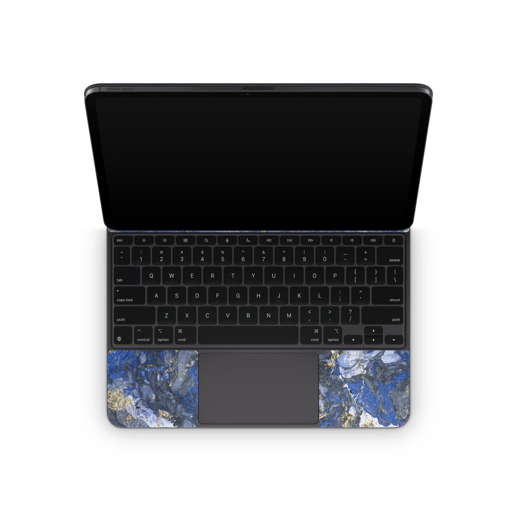 Gilded Ocean Marble - Apple Magic Keyboard for iPad Skin
