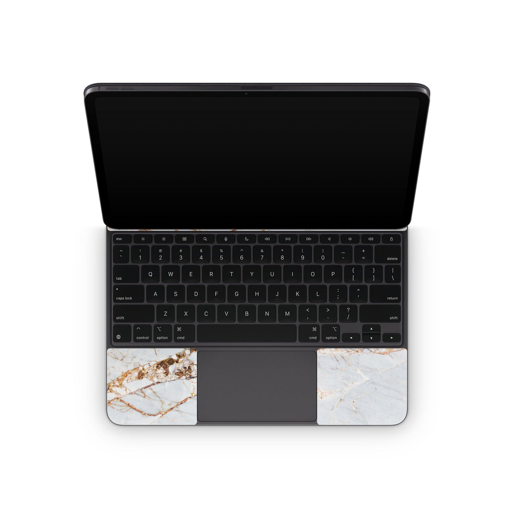 Hazel Marble - Apple Magic Keyboard for iPad Skin