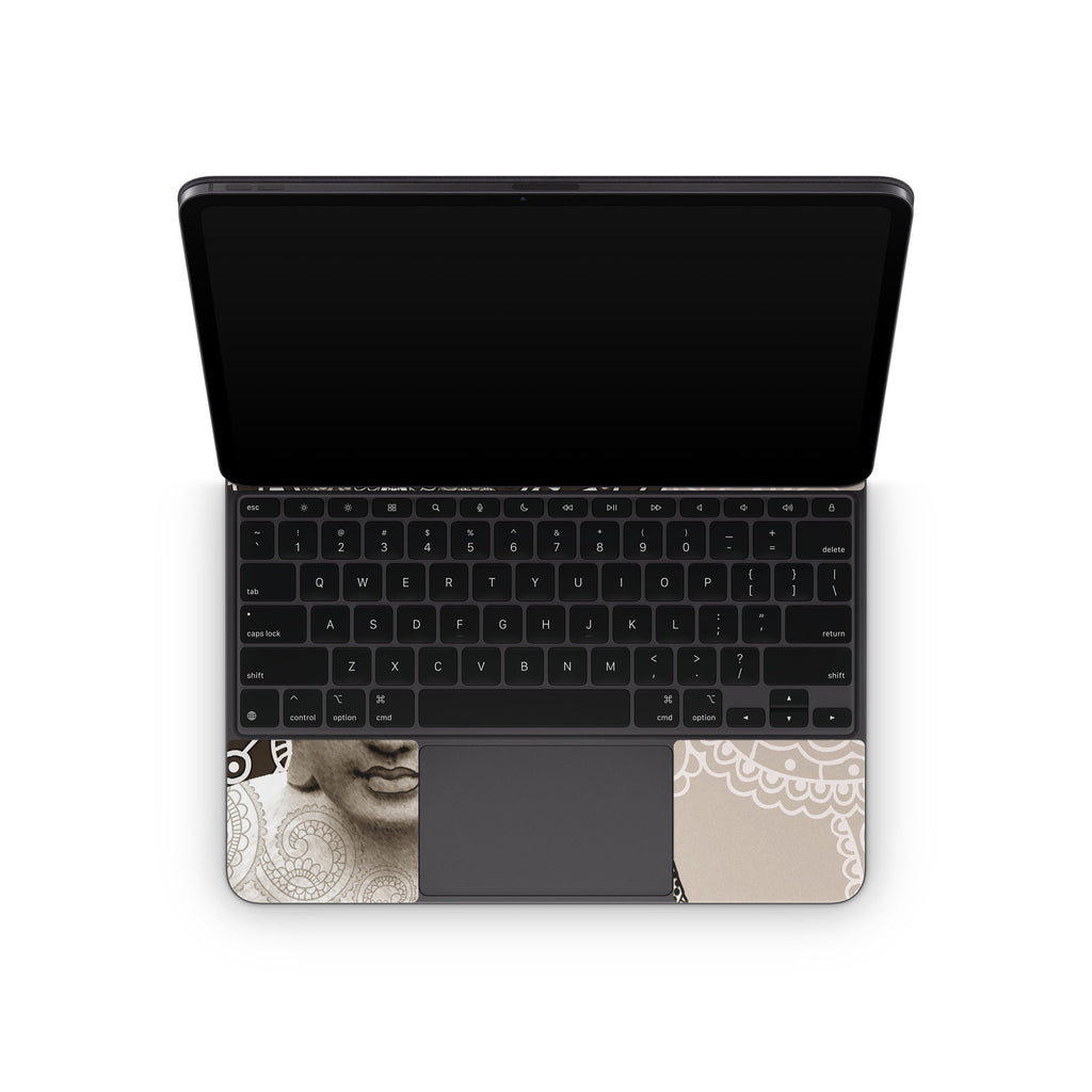 Meditation Mehndi - Apple Magic Keyboard for iPad Skin