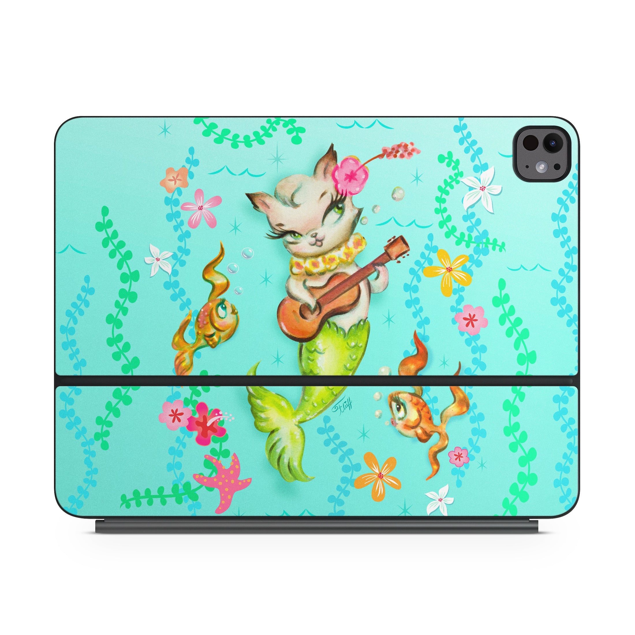 Merkitten with Ukelele - Apple Magic Keyboard for iPad Skin