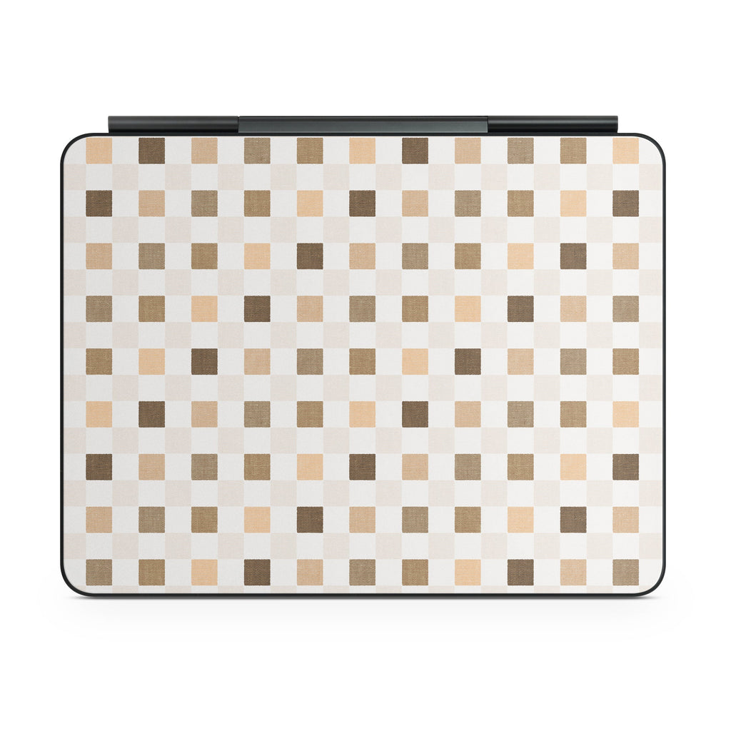 Neutral Checker - Apple Magic Keyboard for iPad Skin
