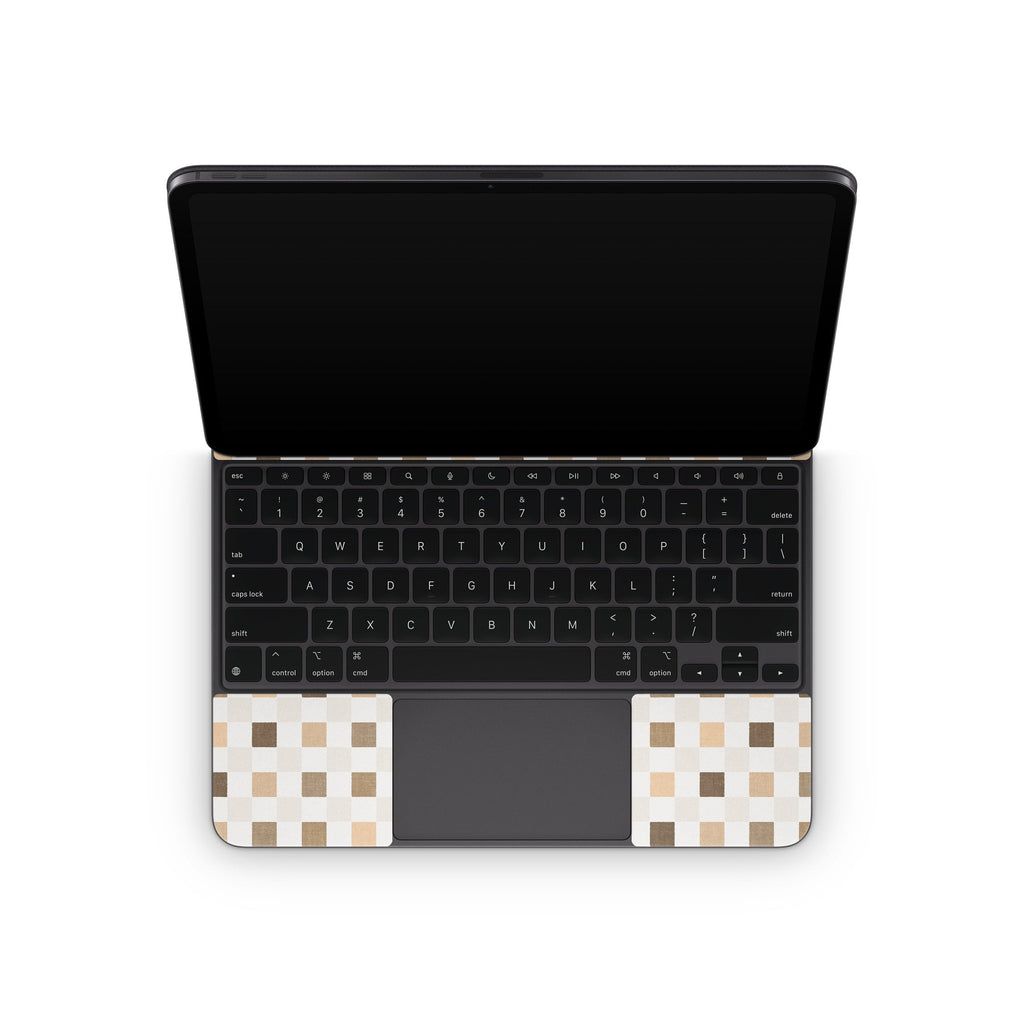 Neutral Checker - Apple Magic Keyboard for iPad Skin