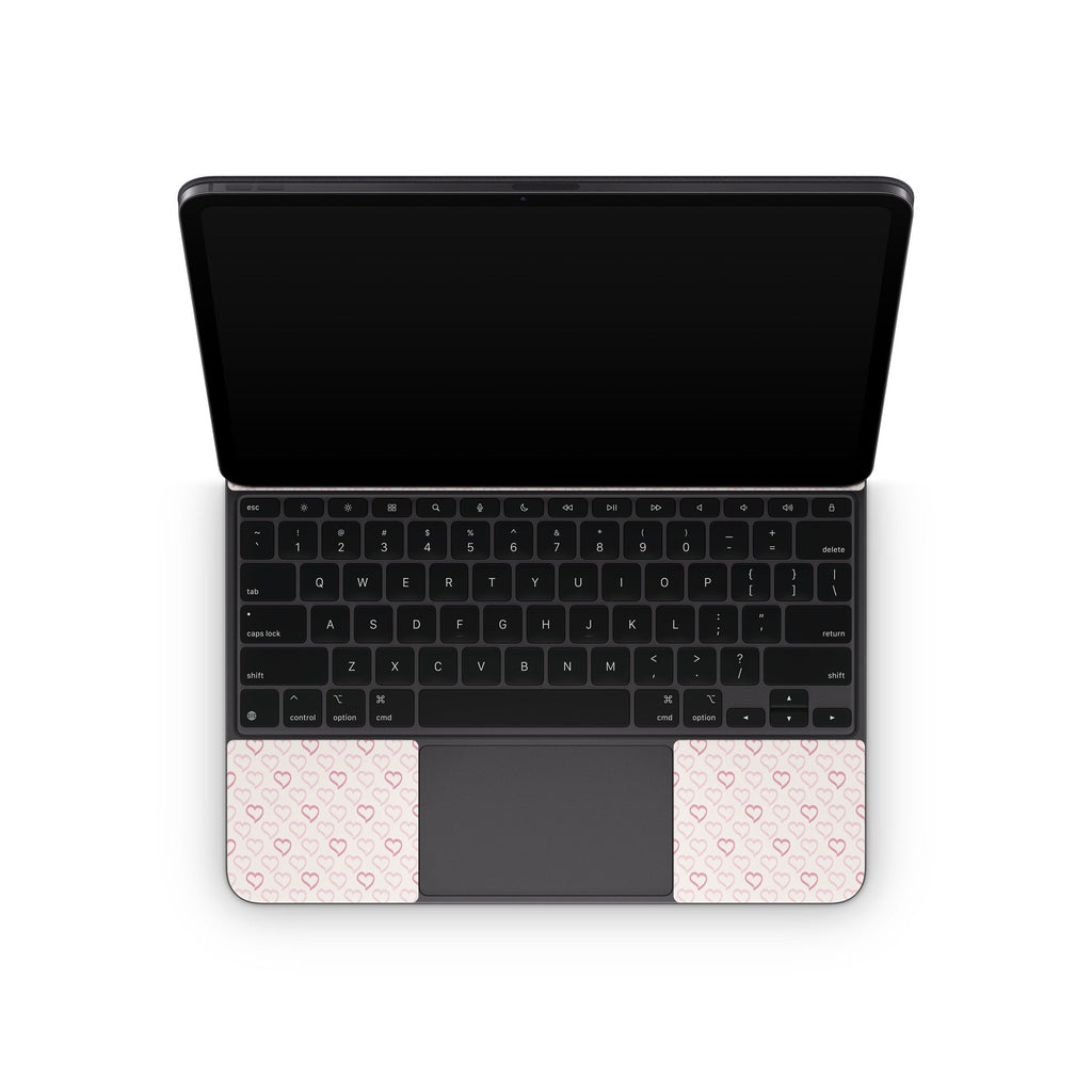 Patterned Hearts - Apple Magic Keyboard for iPad Skin
