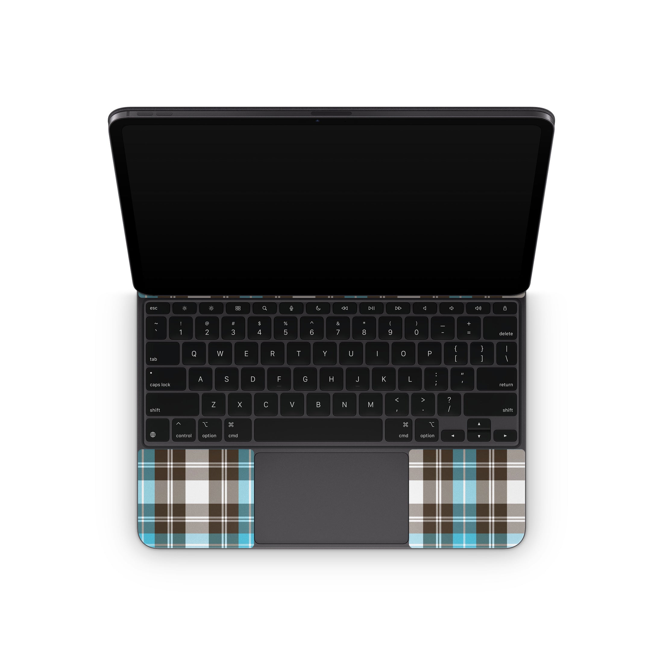Turquoise Plaid - Apple Magic Keyboard for iPad Skin