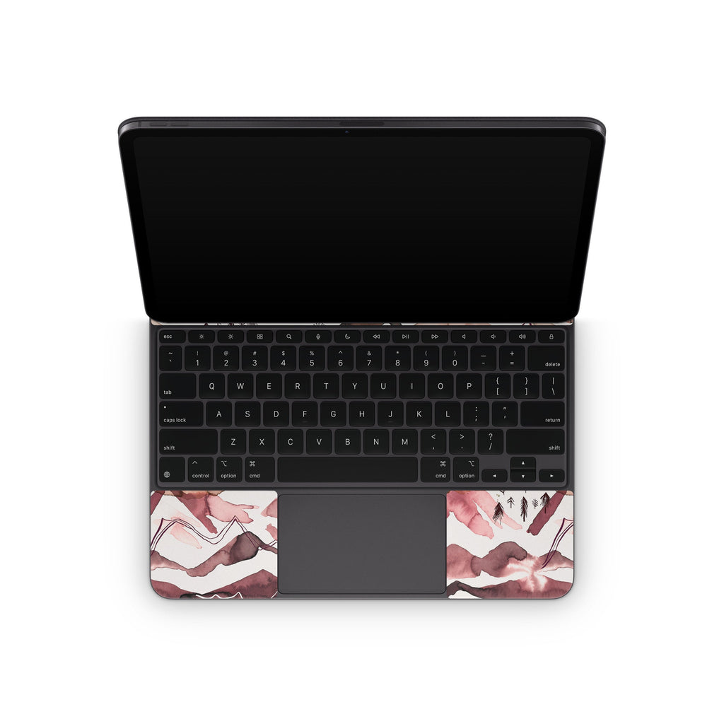 Red Mountains - Apple Magic Keyboard for iPad Skin