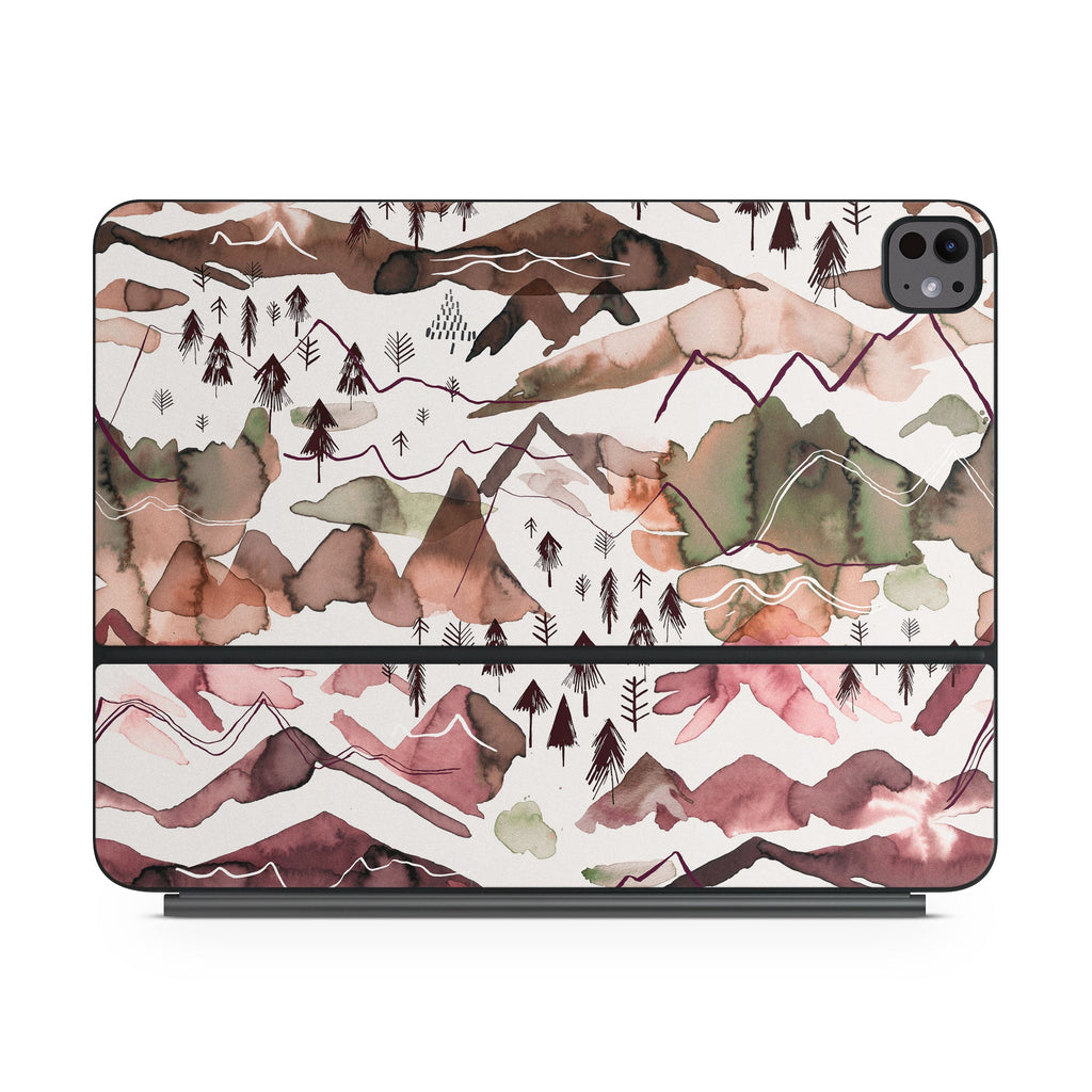 Red Mountains - Apple Magic Keyboard for iPad Skin