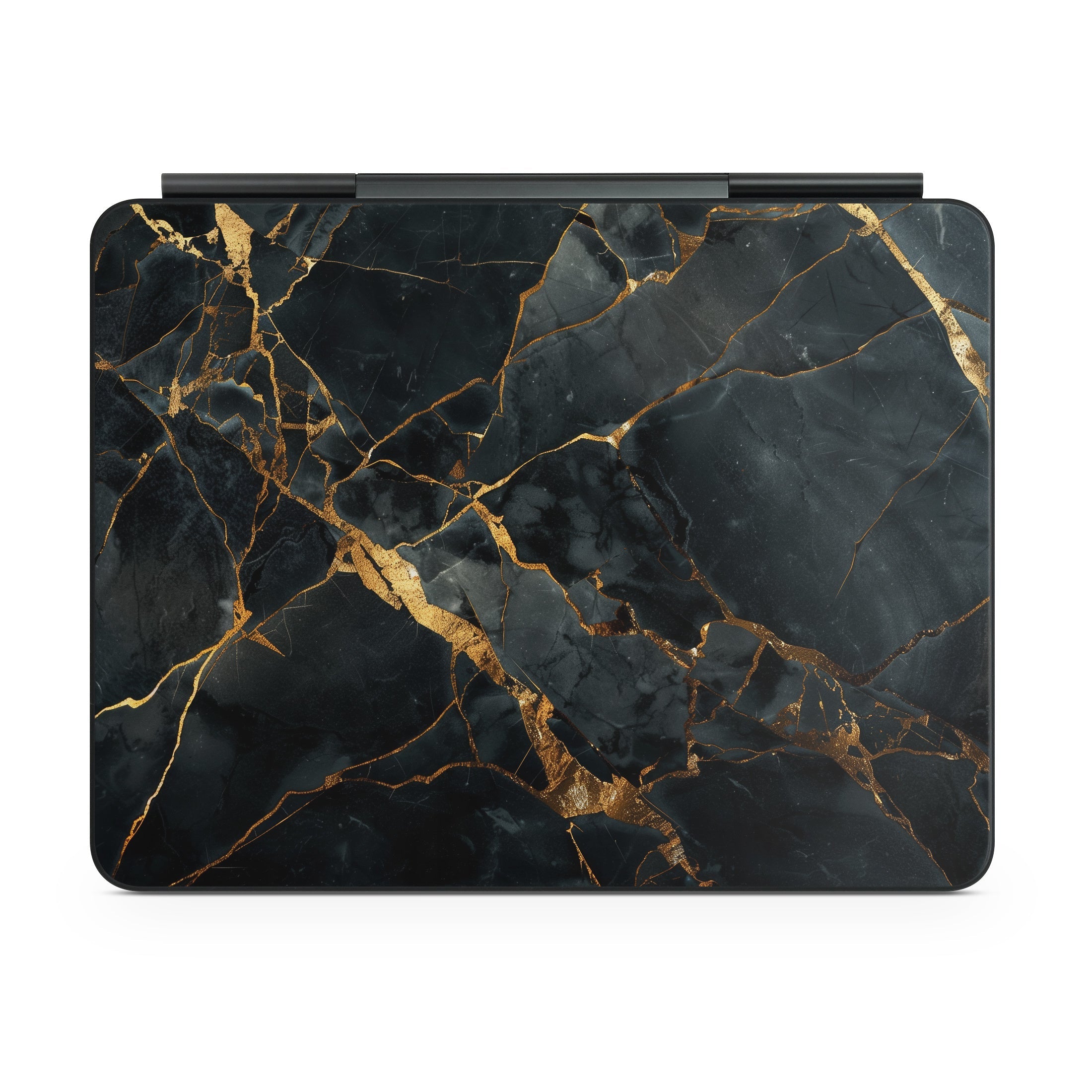 Repaired Black Marble - Apple Magic Keyboard for iPad Skin