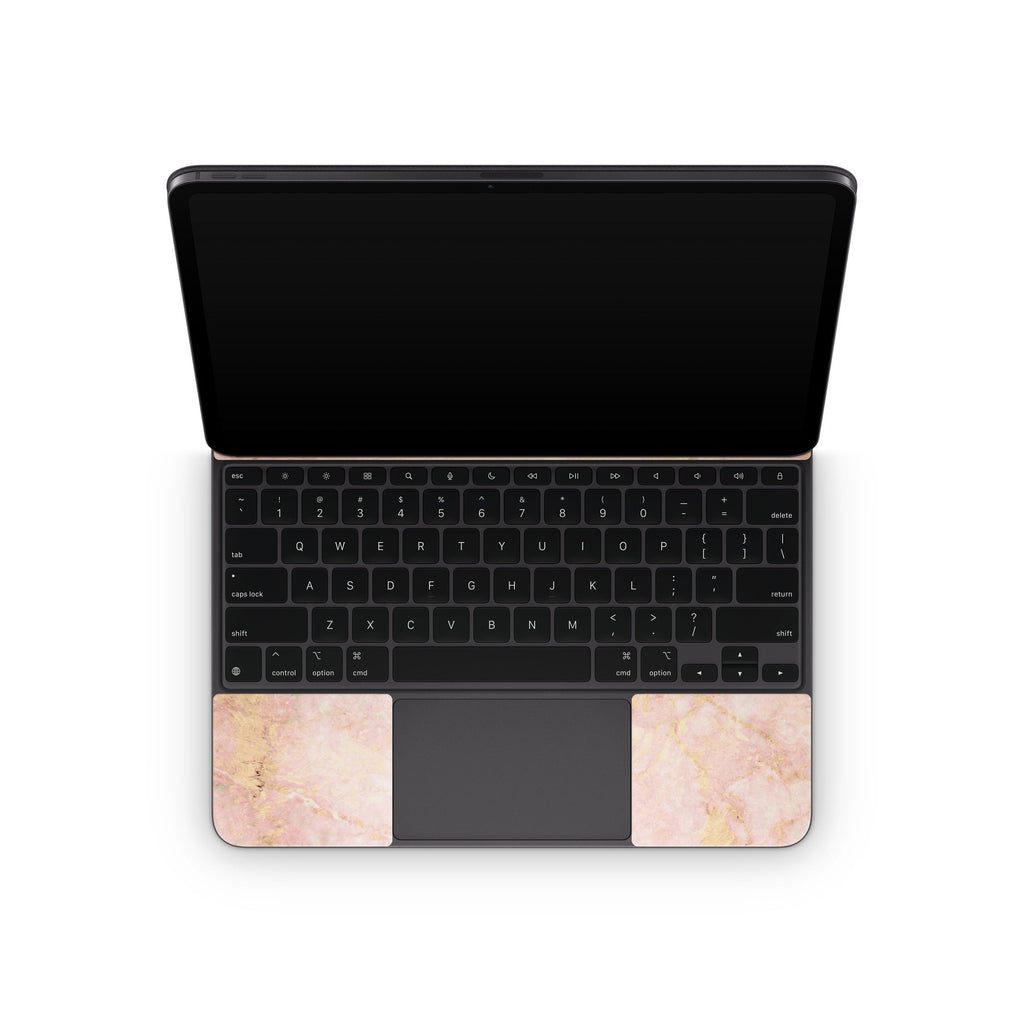 Rose Gold Marble - Apple Magic Keyboard for iPad Skin