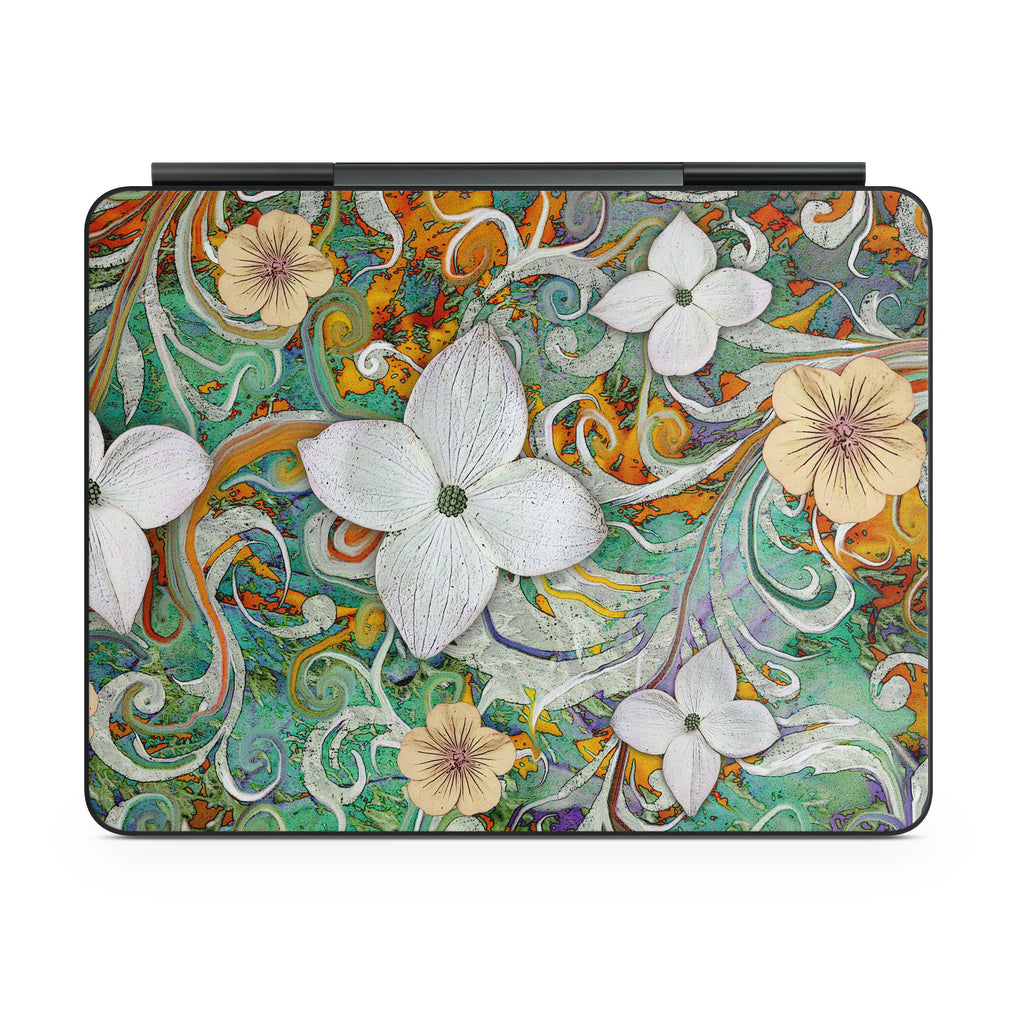 Sangria Flora - Apple Magic Keyboard for iPad Skin