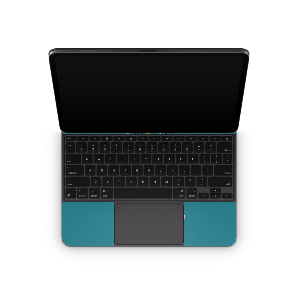 Snake and Flowers - Apple Magic Keyboard for iPad Skin