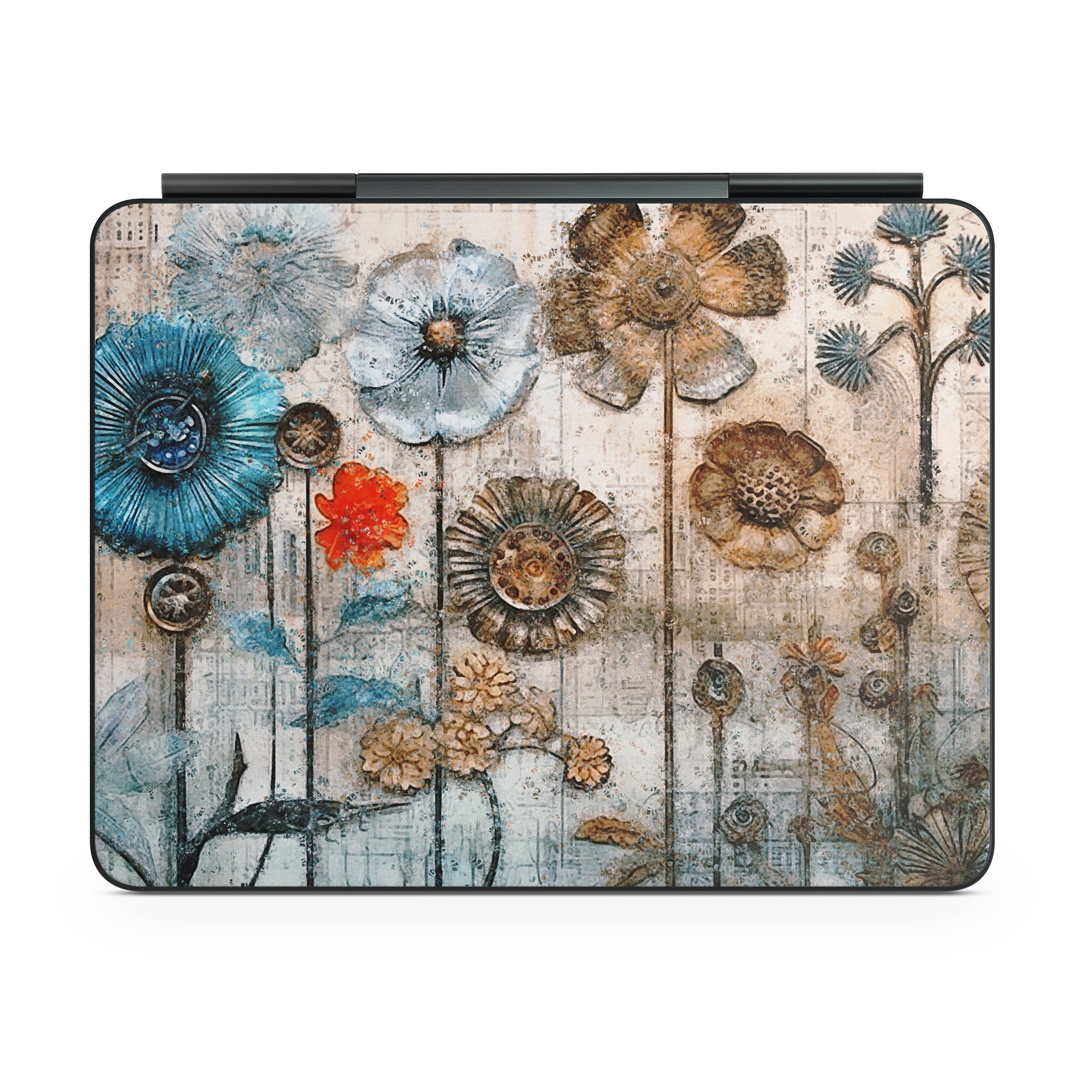 Steampunk Flowers - Apple Magic Keyboard for iPad Skin