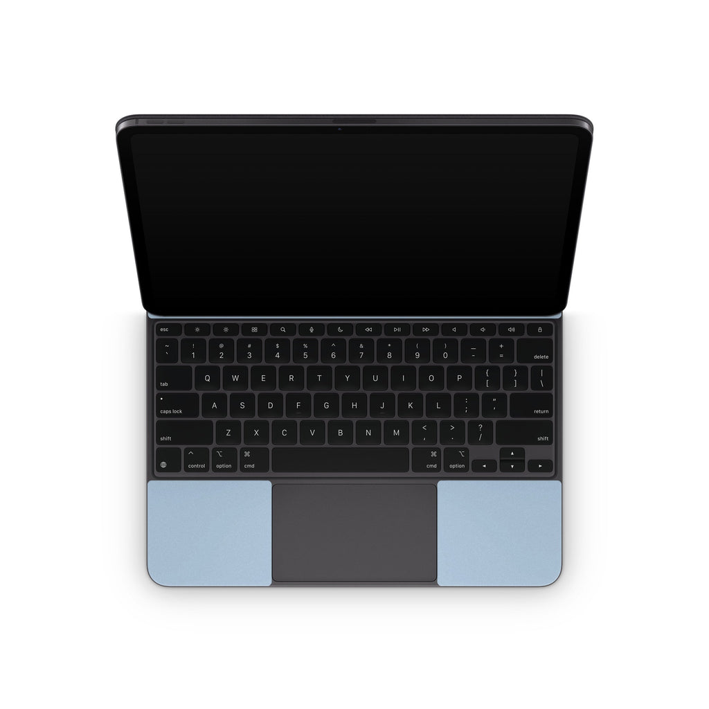Solid State Blue Mist - Apple Magic Keyboard for iPad Skin