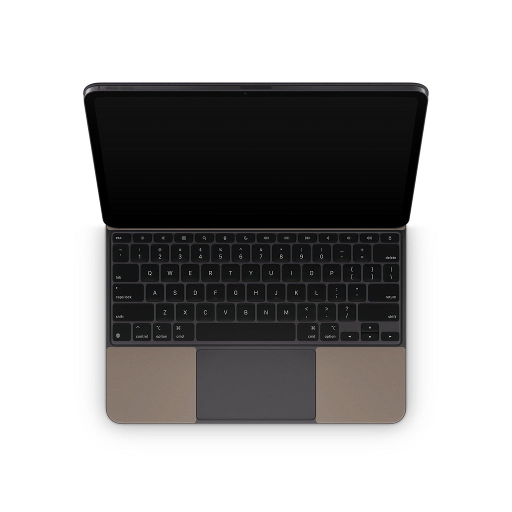 Solid State Flat Dark Earth - Apple Magic Keyboard for iPad Skin