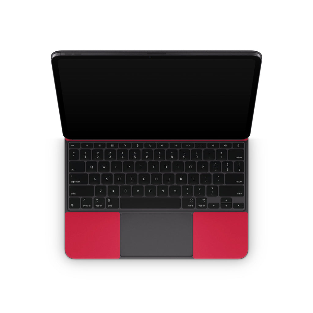 Solid State Red - Apple Magic Keyboard for iPad Skin