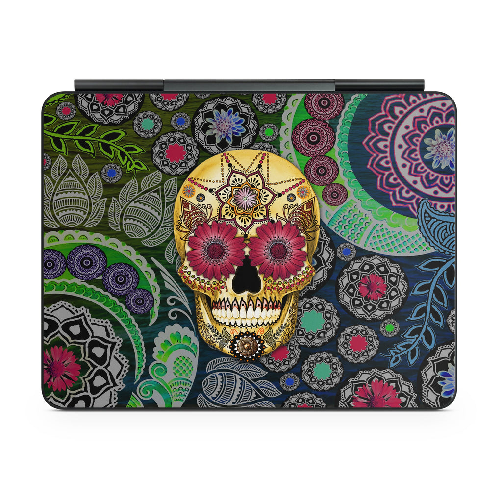 Sugar Skull Paisley - Apple Magic Keyboard for iPad Skin