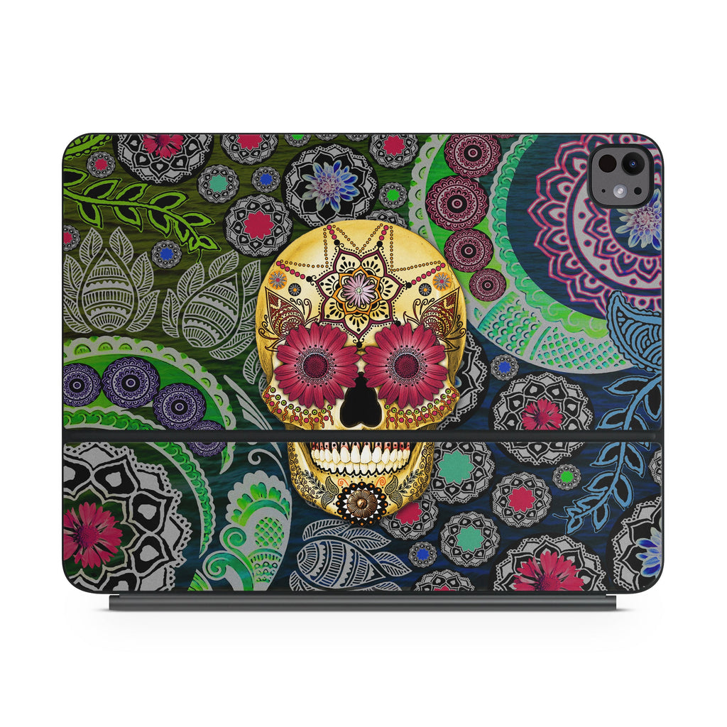 Sugar Skull Paisley - Apple Magic Keyboard for iPad Skin