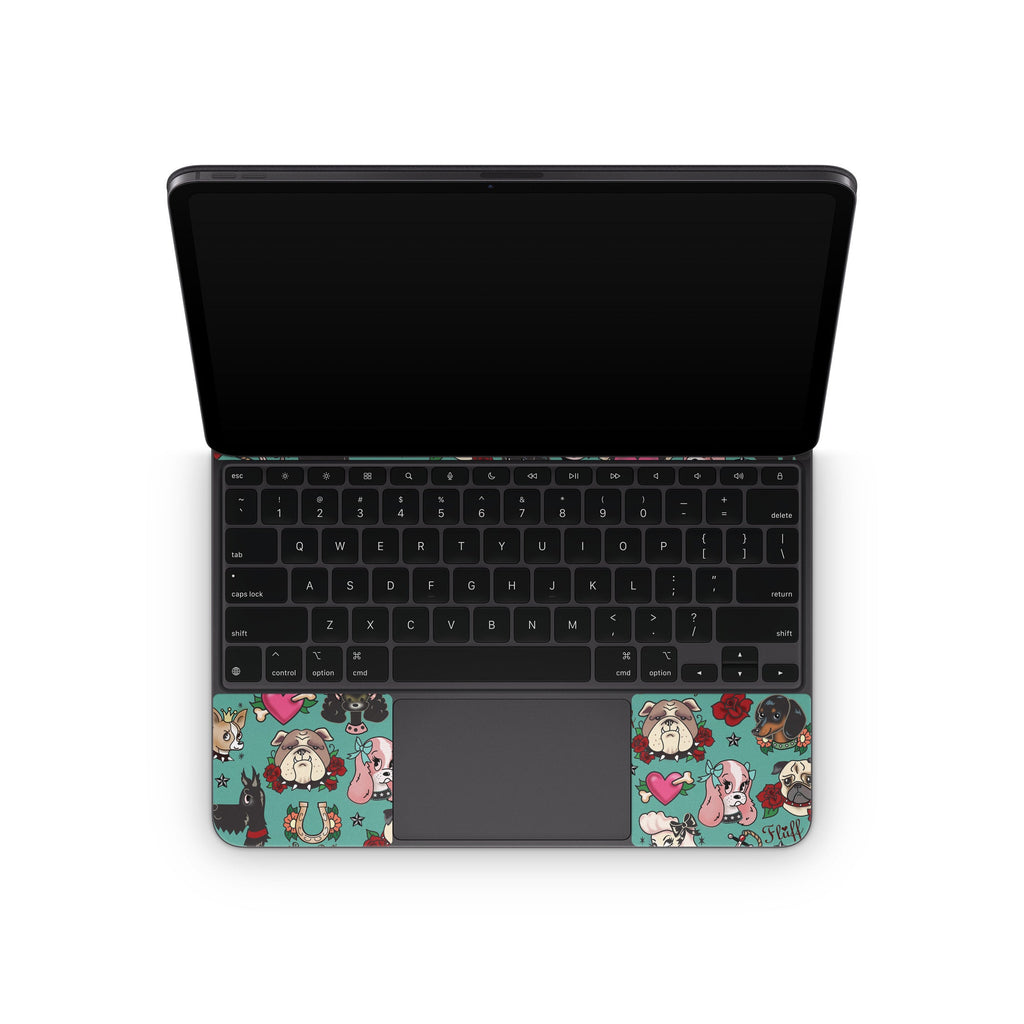 Tattoo Dogs - Apple Magic Keyboard for iPad Skin