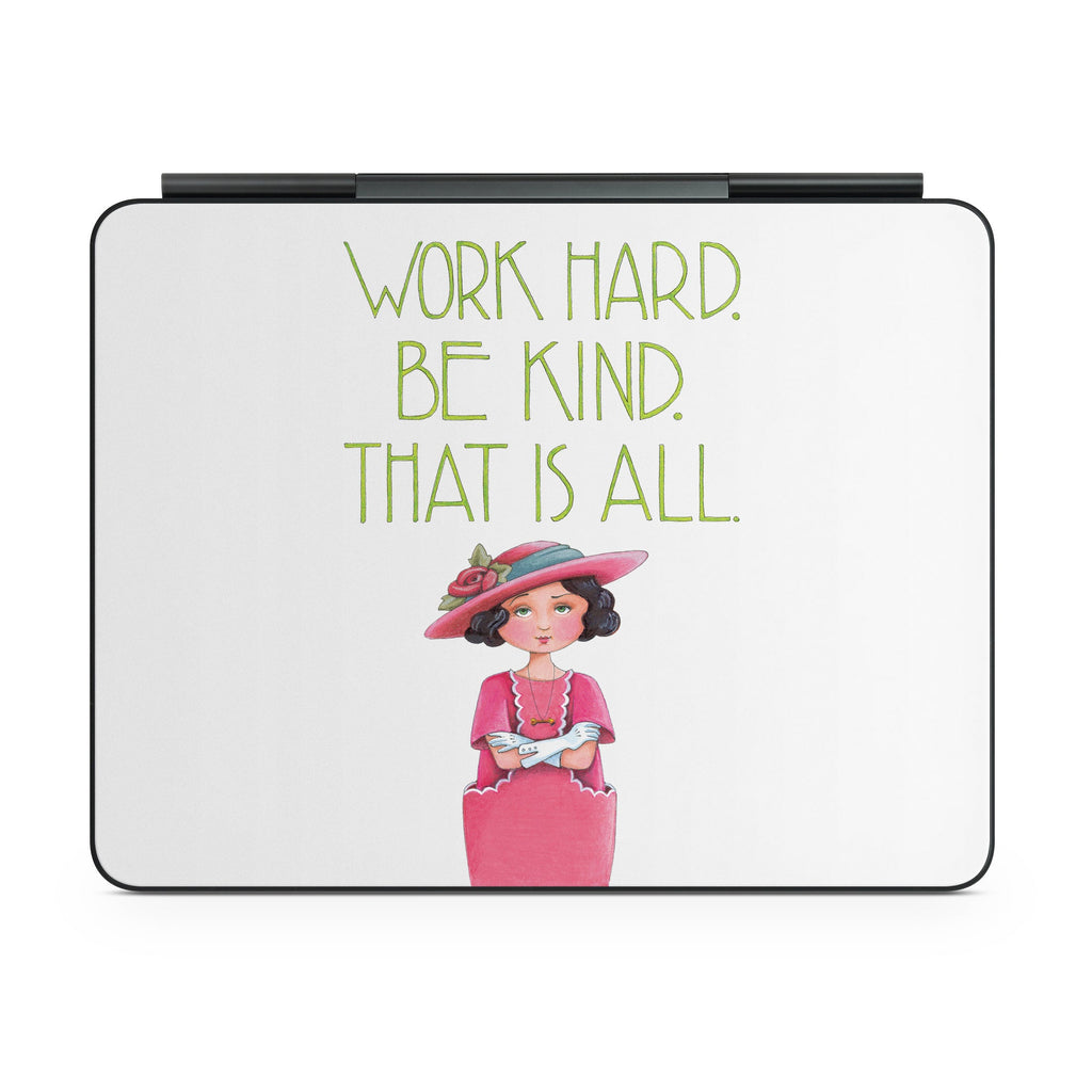 Work Hard - Apple Magic Keyboard for iPad Skin