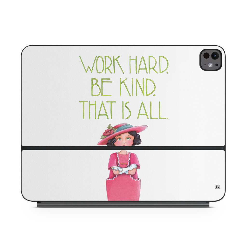 Work Hard - Apple Magic Keyboard for iPad Skin