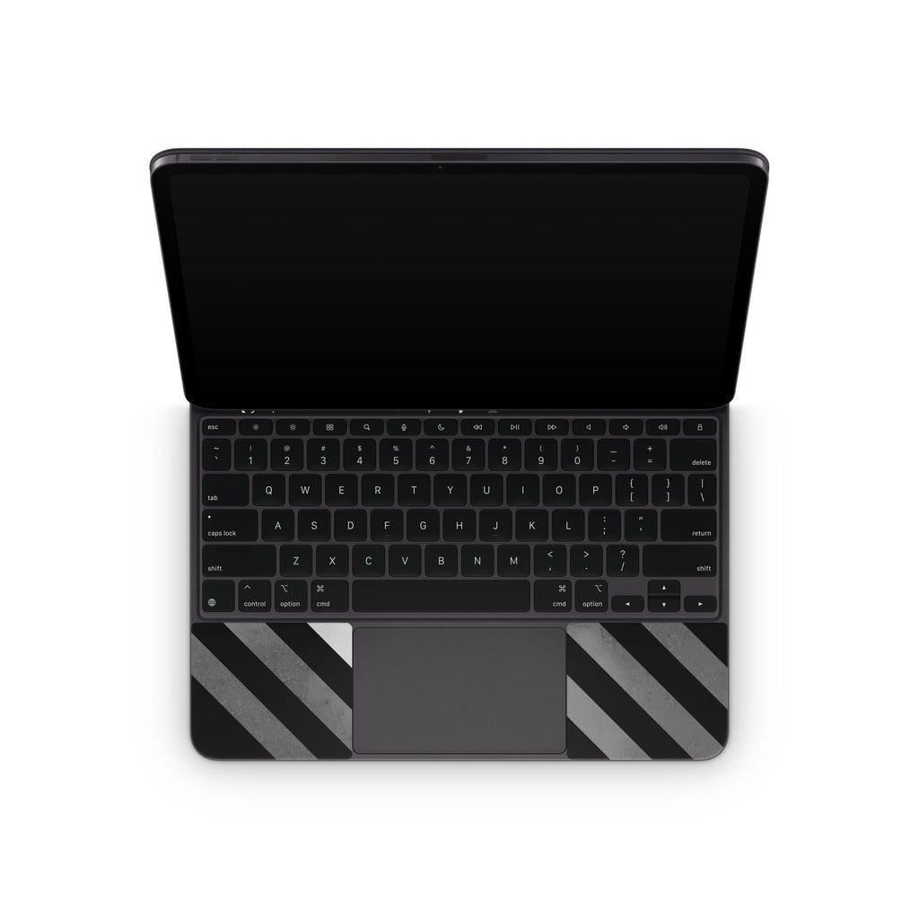 Thin White Line Hero - Apple Magic Keyboard for iPad Skin