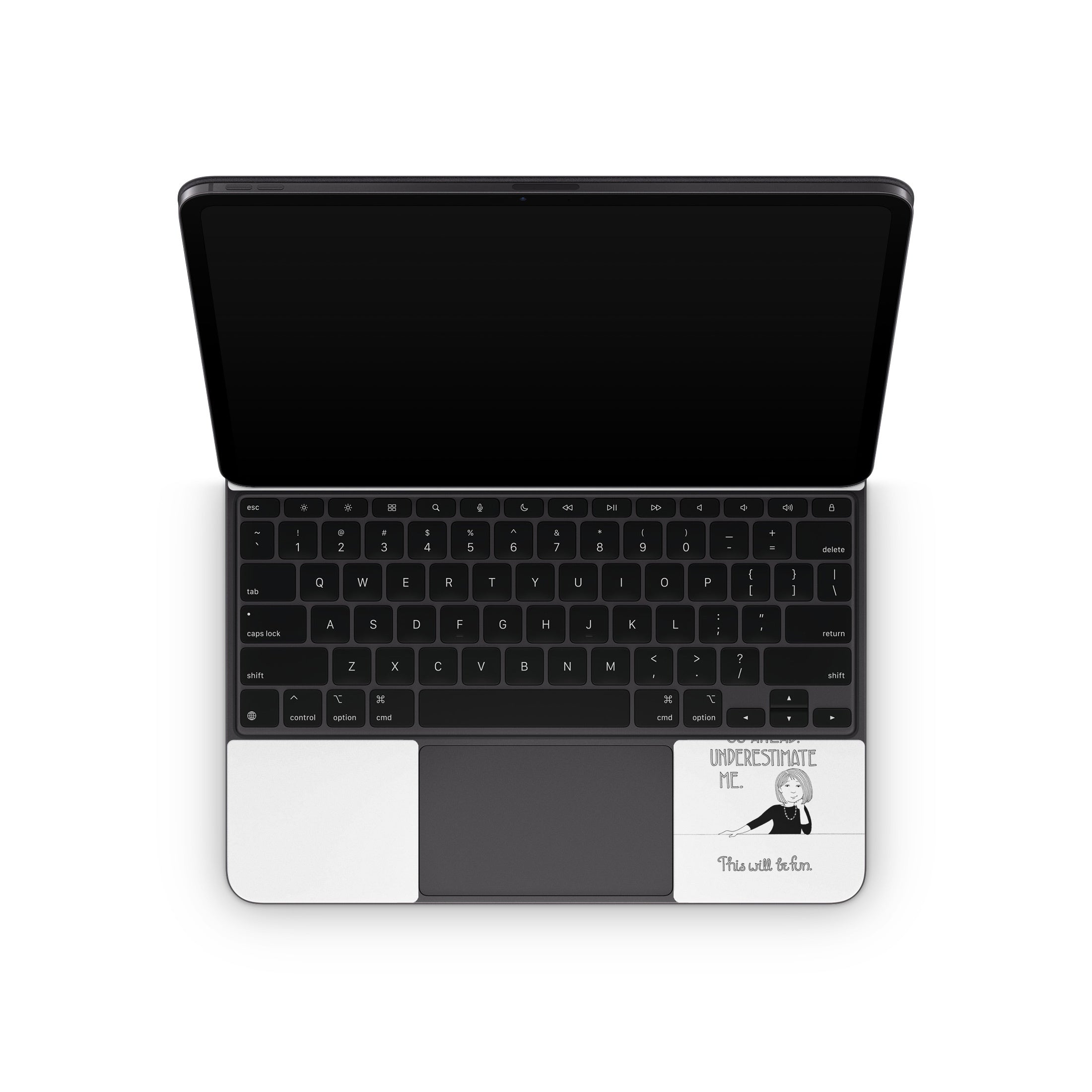 Underestimate Me - Apple Magic Keyboard for iPad Skin
