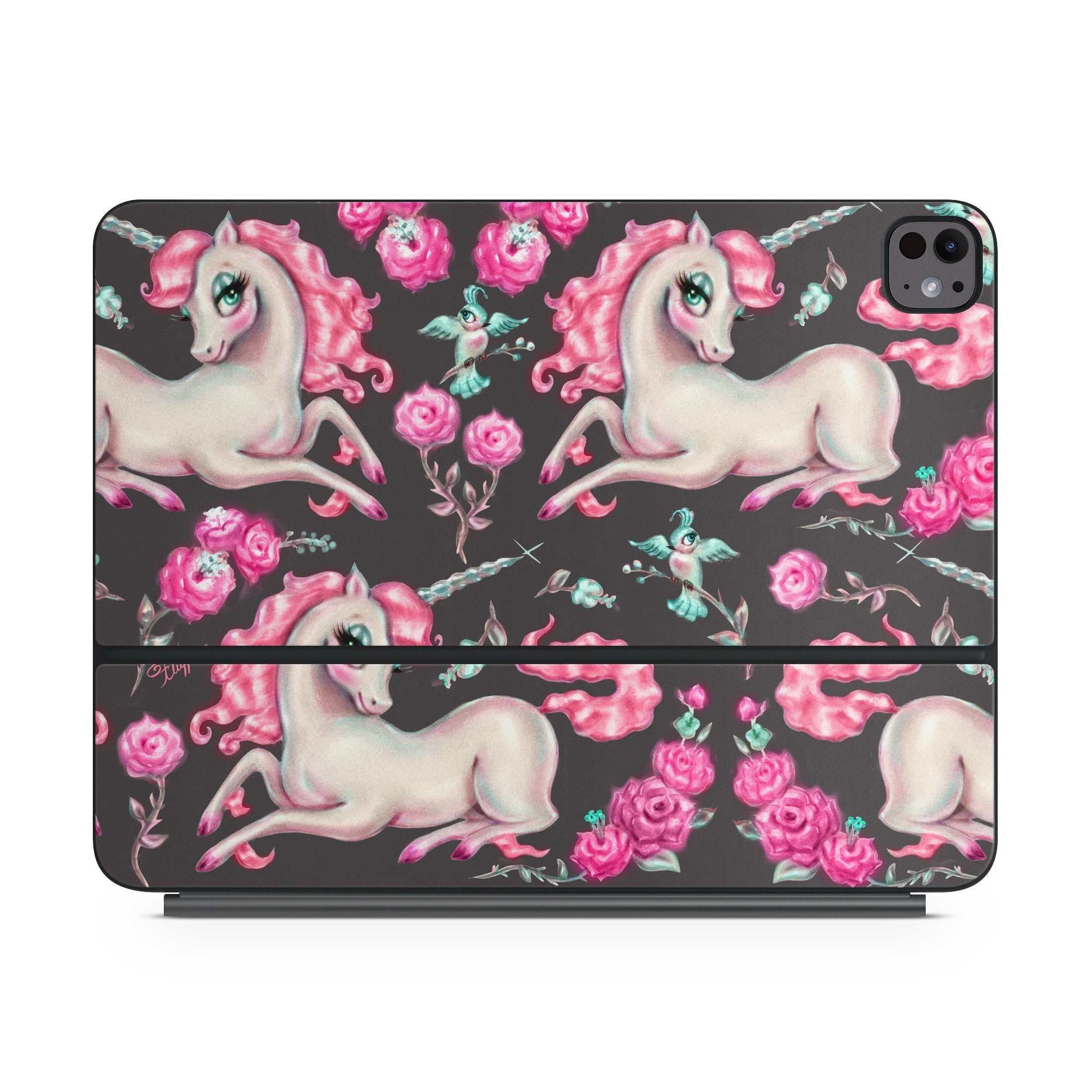 Unicorns and Roses - Apple Magic Keyboard for iPad Skin
