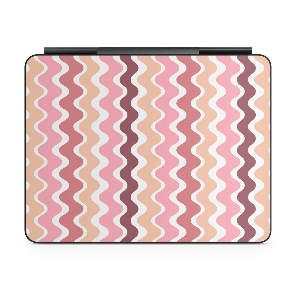 Pink Waves - Apple Magic Keyboard for iPad Skin