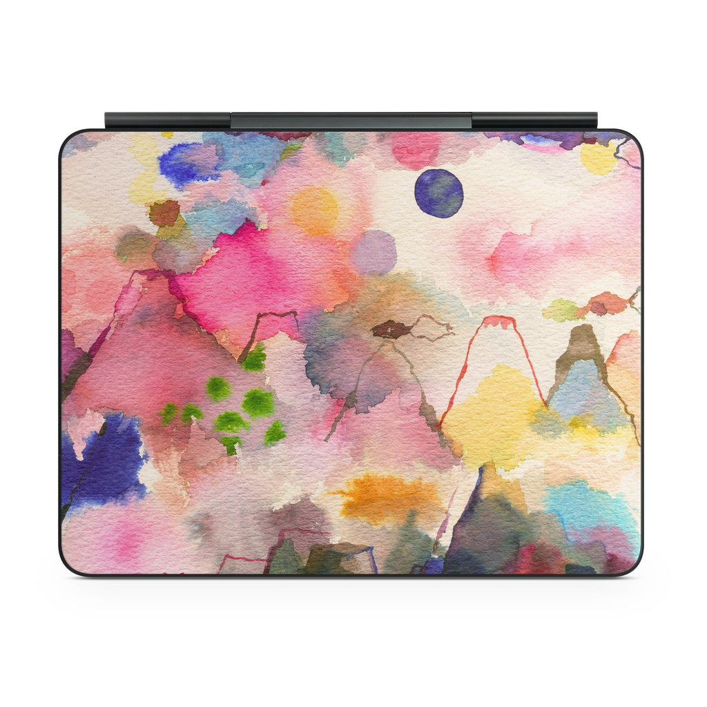 Watercolor Mountains - Apple Magic Keyboard for iPad Skin