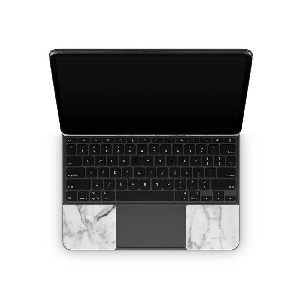 White Marble - Apple Magic Keyboard for iPad Skin