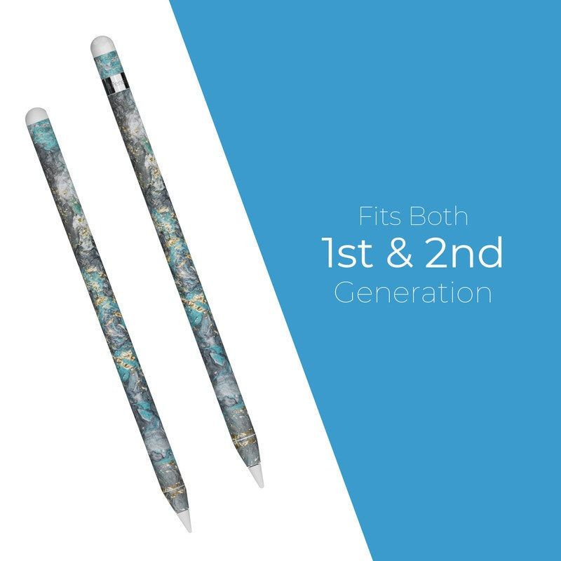 Gilded Glacier Marble - Apple Pencil Skin