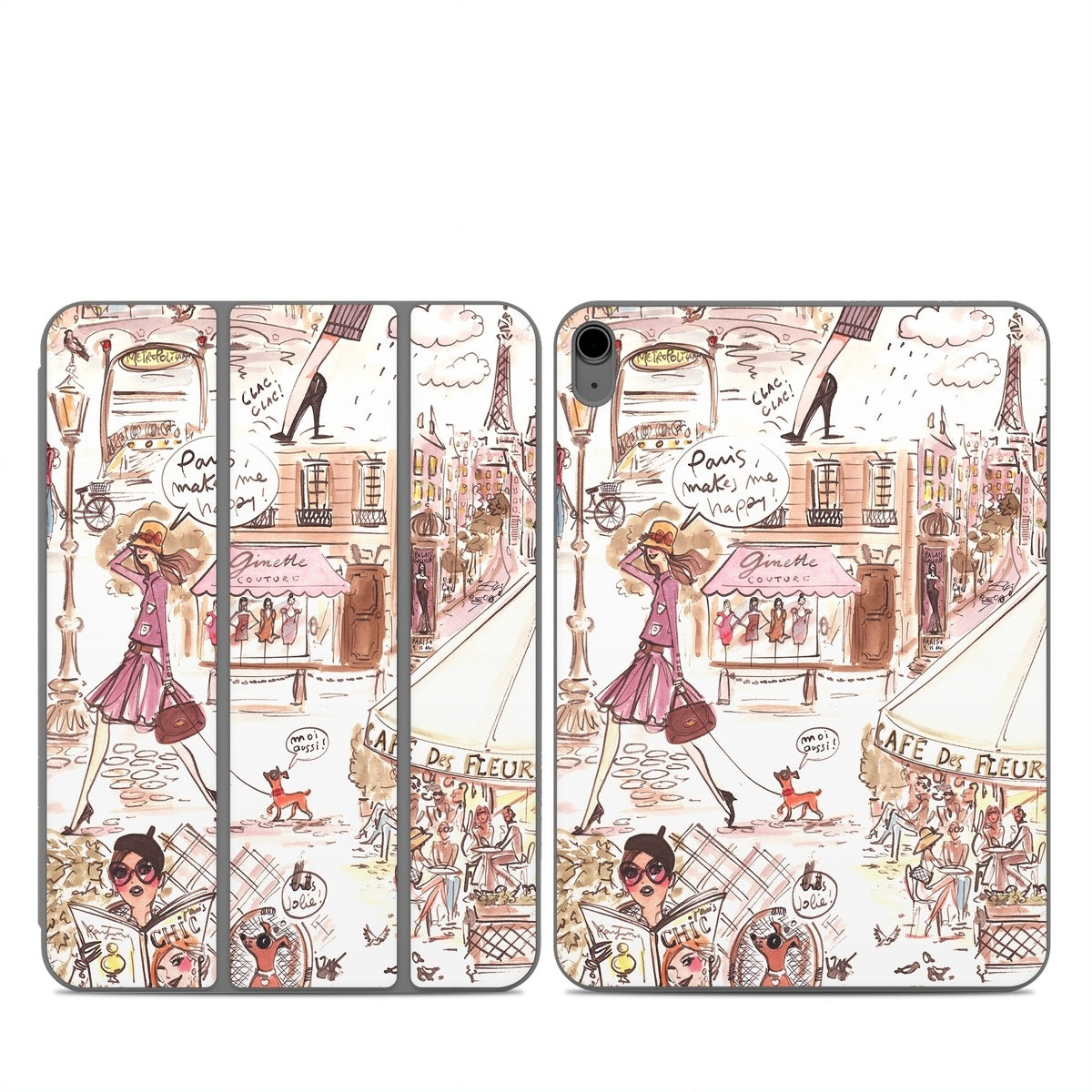 Paris Makes Me Happy - Apple Smart Folio Skin
