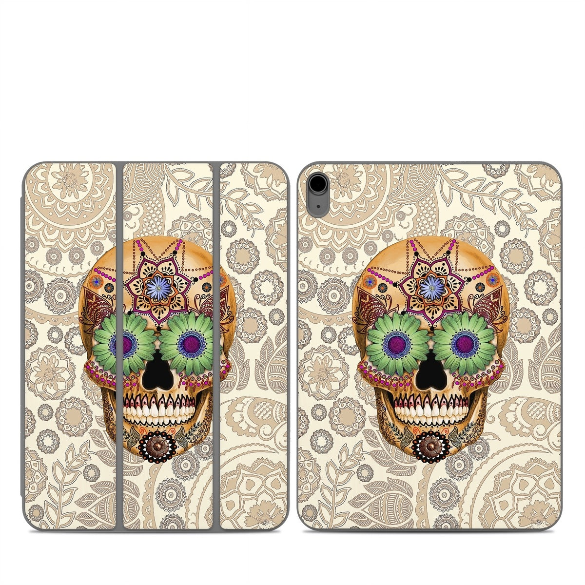 Sugar Skull Bone - Apple Smart Folio Skin