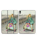 Lulu Waiting by the Train Tracks - Apple Smart Folio Skin