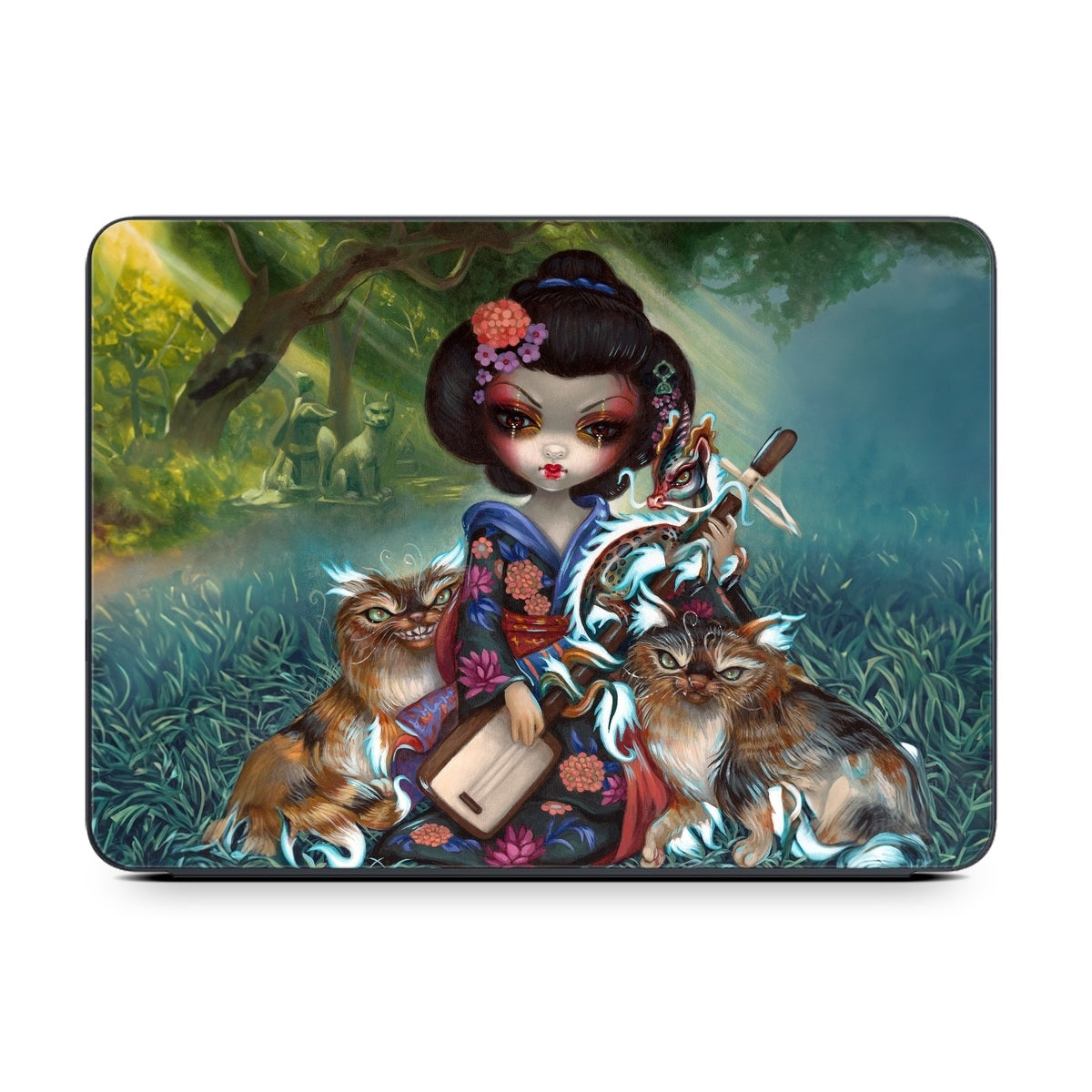 Kirin and Bakeneko - Apple Smart Keyboard Folio Skin