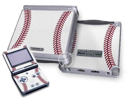 Baseball - Nintendo GameBoy Advance SP Skin