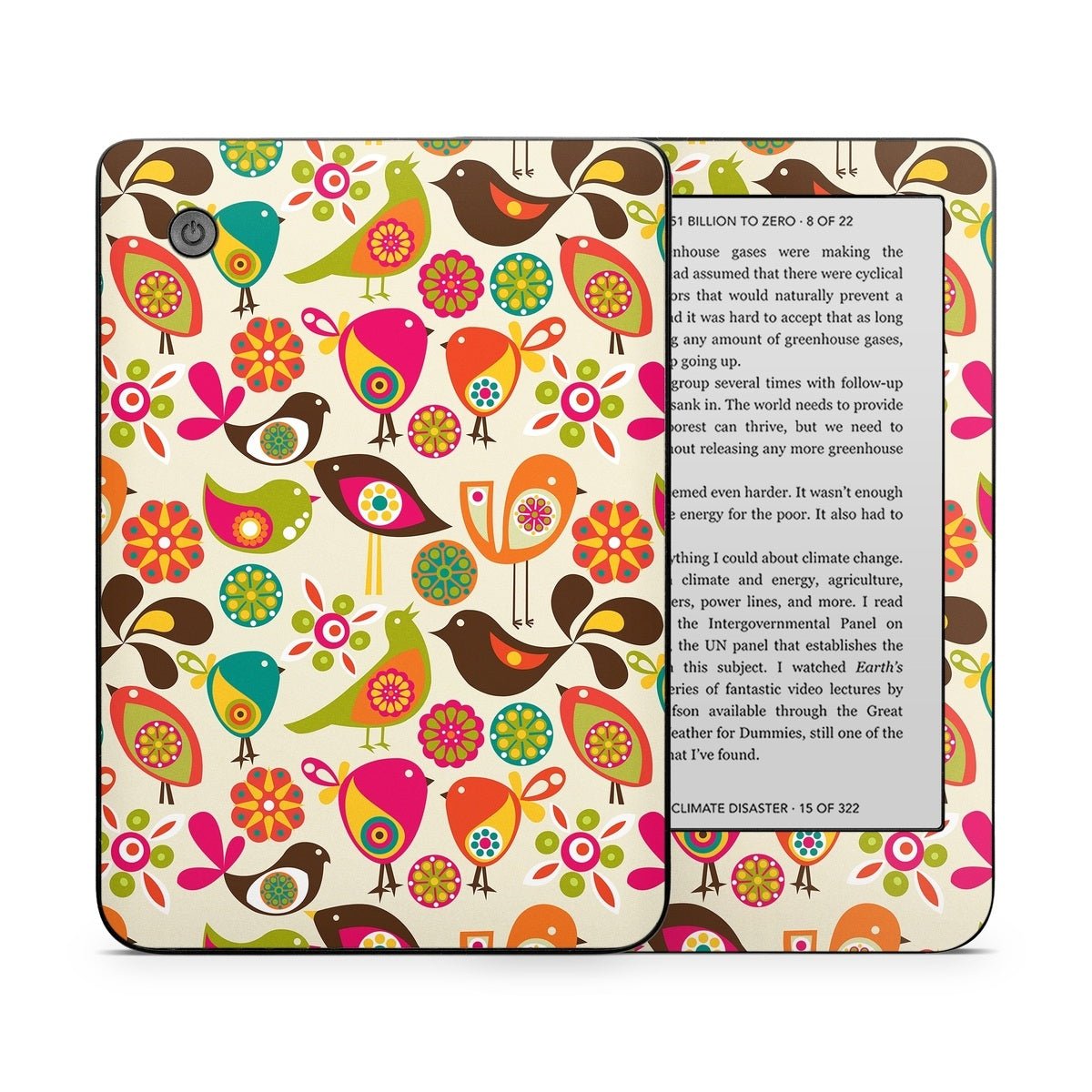 Bird Flowers - Kobo Clara 2E Skin