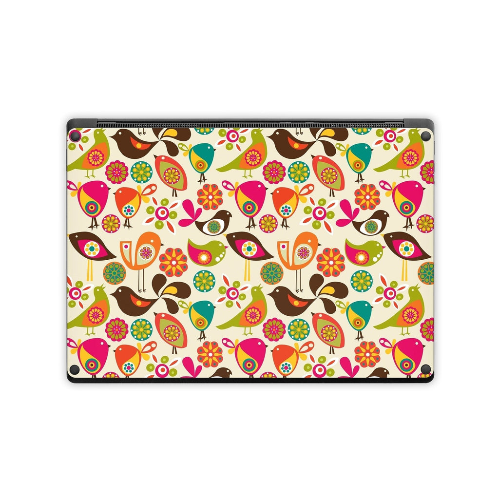 Bird Flowers - Microsoft Surface Laptop Skin