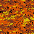 Digital Orange Camo - DJI RC-N2 Controller Skin