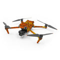 Digital Orange Camo - DJI Air 3 Skin