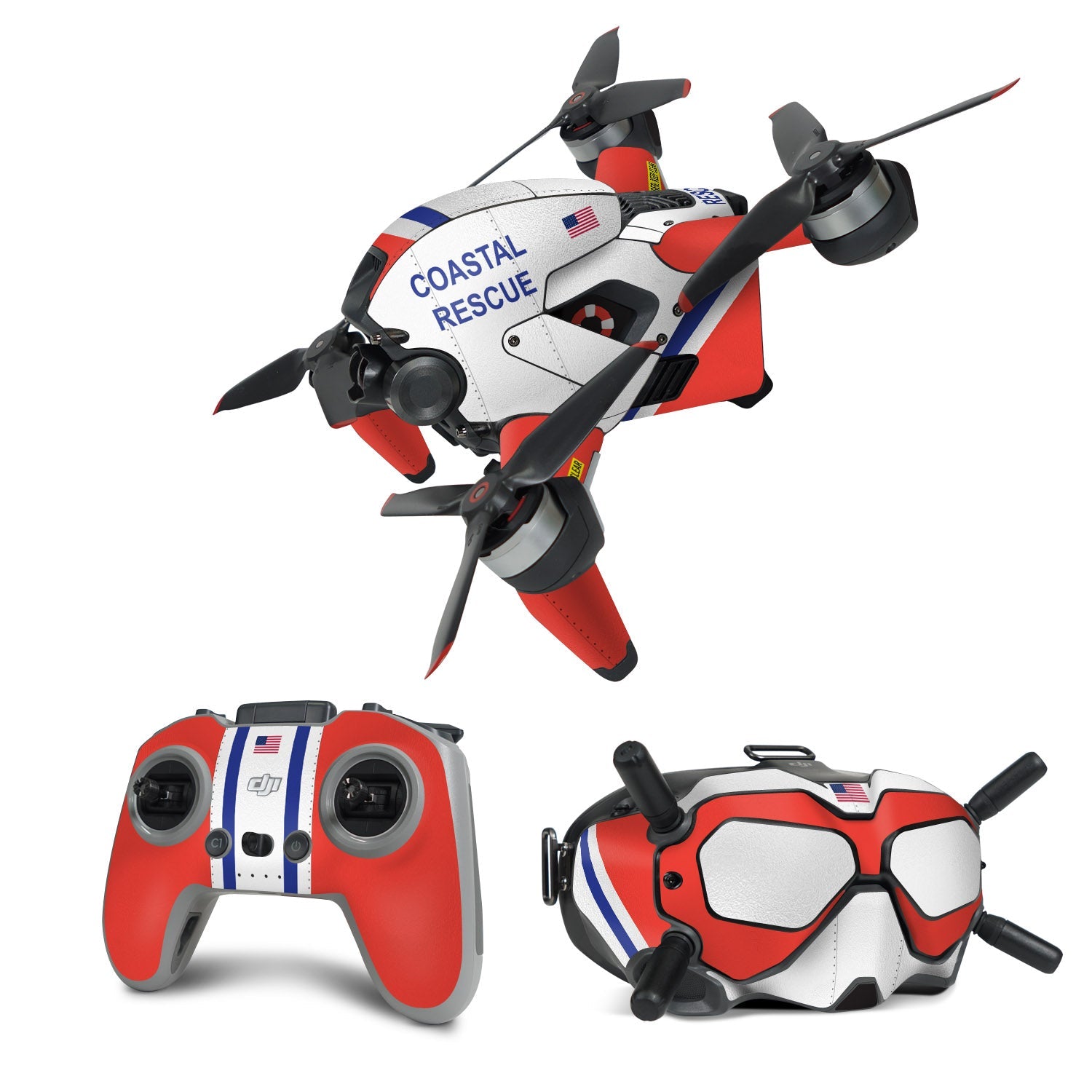 Coastal Rescue - DJI FPV Combo Skin