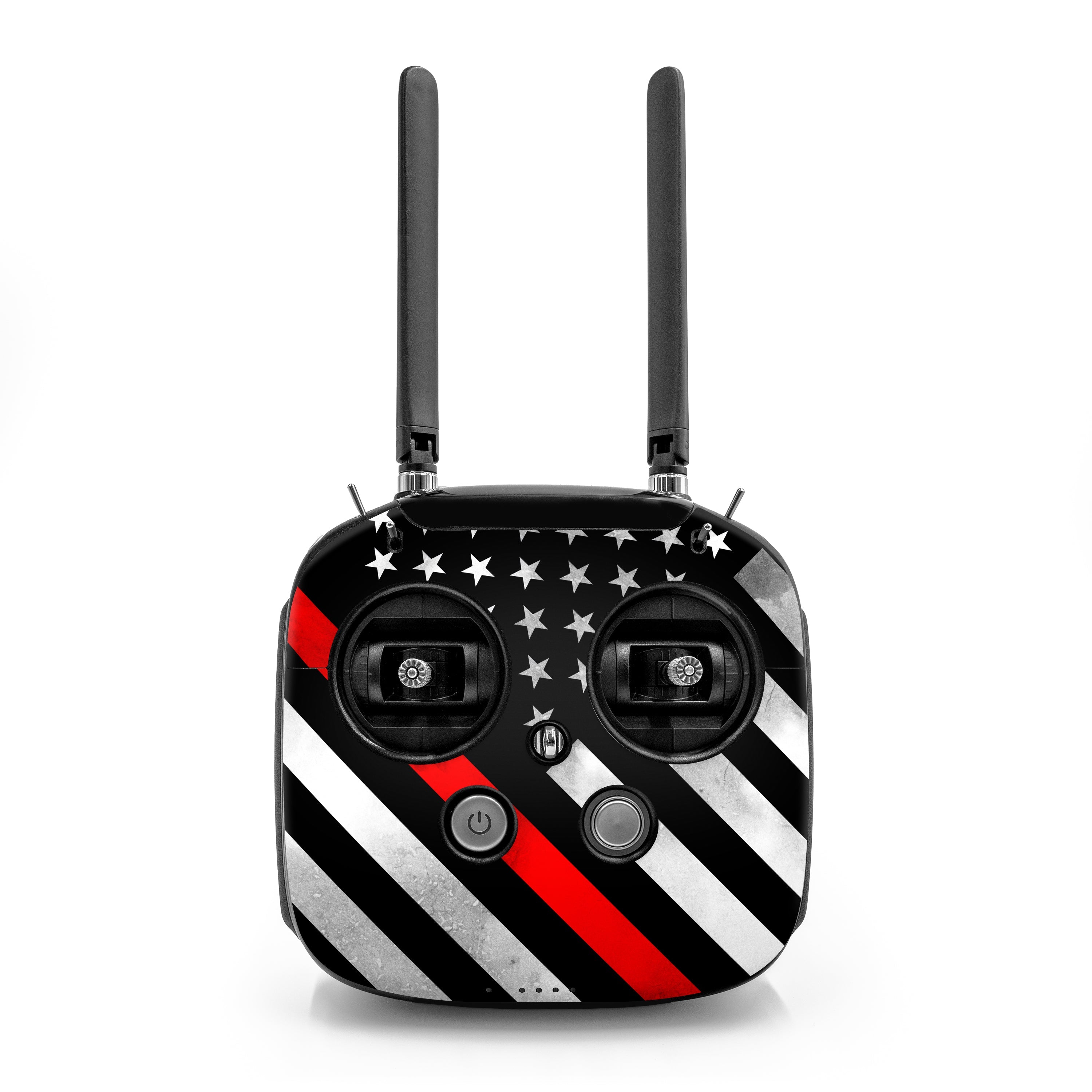 Thin Red Line Hero - DJI FPV Remote Controller (Mode 2) Skin