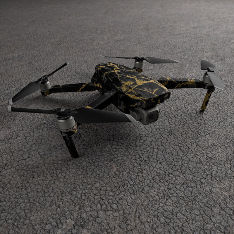 Black Gold Marble - DJI Mavic 2 Skin