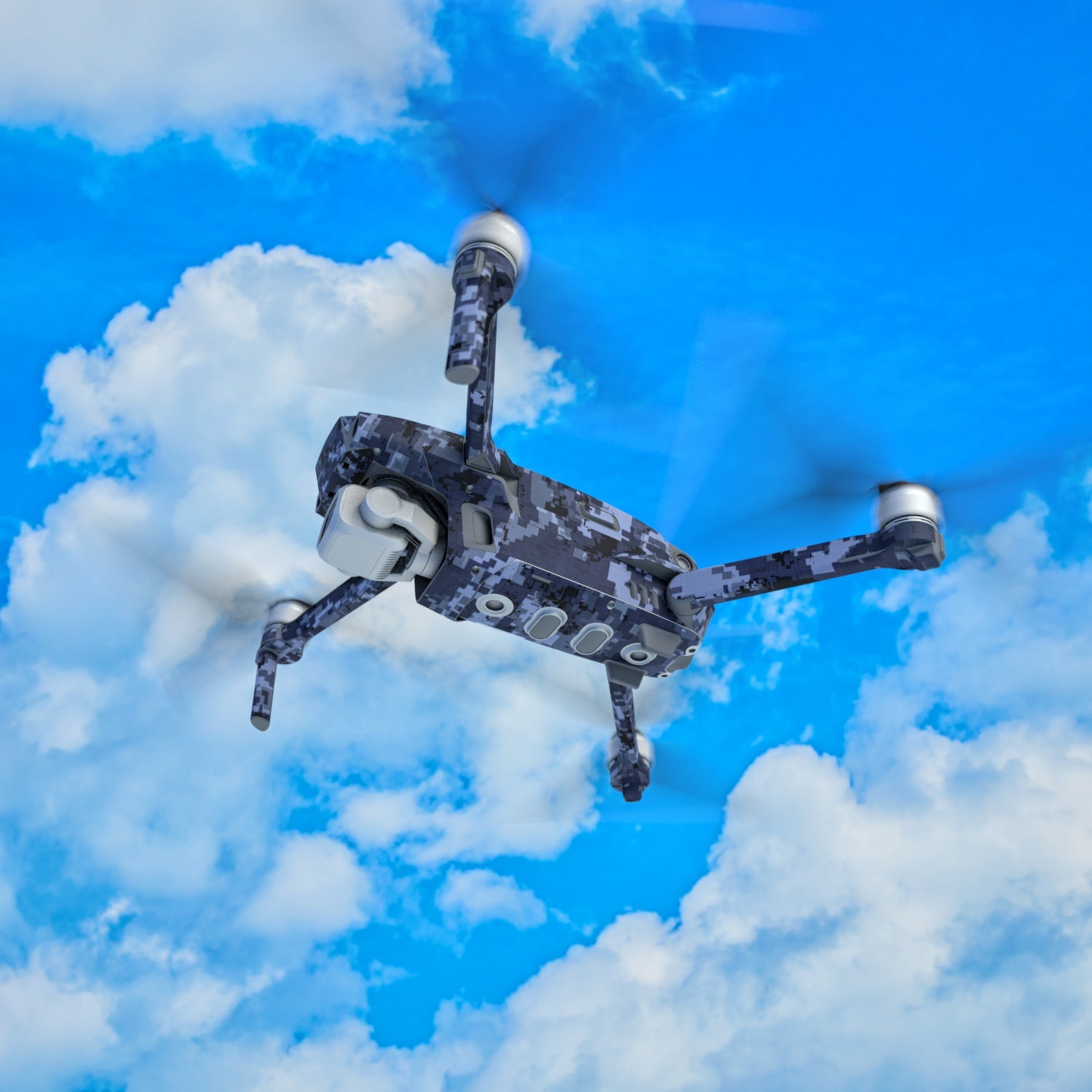 Digital Navy Camo - DJI Mavic 2 Skin