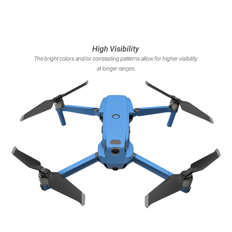 Solid State Blue - DJI Mavic 2 Skin