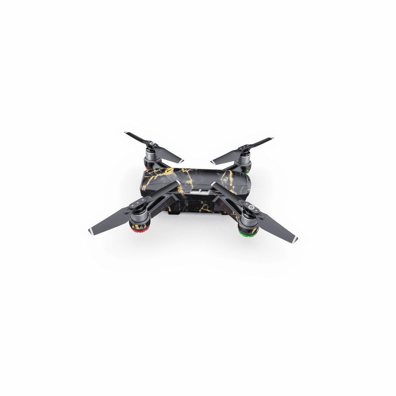 Black Gold Marble - DJI Spark Skin