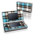 Turquoise Plaid - Nintendo DS Lite Skin