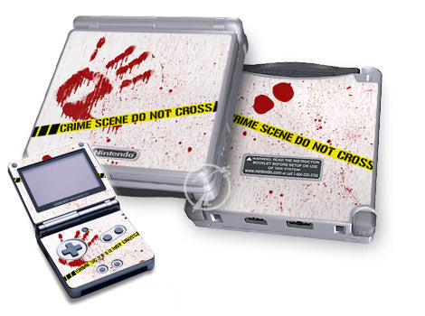 Crime Scene Revisited - Nintendo GameBoy Advance SP Skin