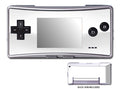 Solid State White - Nintendo GameBoy Micro Skin